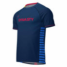 Dynasty "D1" Short Sleeve Rash Guard (Navy)-Rash Guards - Dynasty Clothing MMA