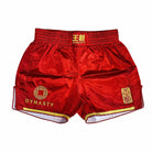 Dynasty Flagship Muay Thai / Sanda Fight Shorts V2 (Red)-Muay Thai / Sanda Shorts - Dynasty Clothing MMA