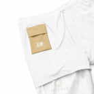 Dynasty Hybrid Emblem Board Shorts (White / Gold)-Hybrid Shorts - Dynasty Clothing MMA