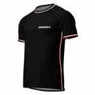 Dynasty Silver Arrows Short Sleeve Rash Guard (Black)-Rash Guards - Dynasty Clothing MMA