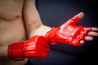 "Fatal Contact" Old School Kung Fu / Bareknuckle Boxing Bag Gloves-Boxing Gloves - Dynasty Clothing MMA