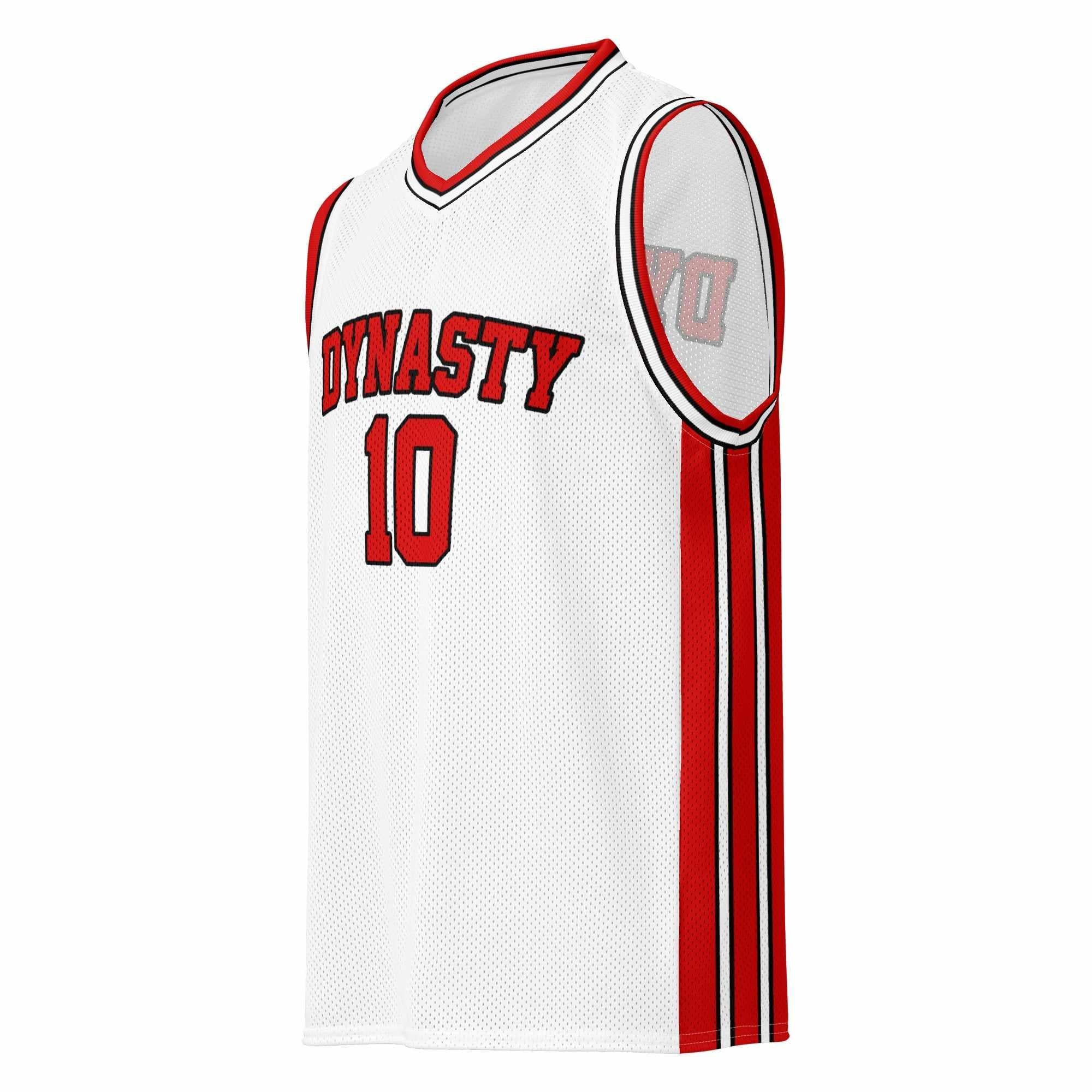 Slam Dunk Premium Basketball Jersey (White)-Tank Tops - Dynasty Clothing MMA