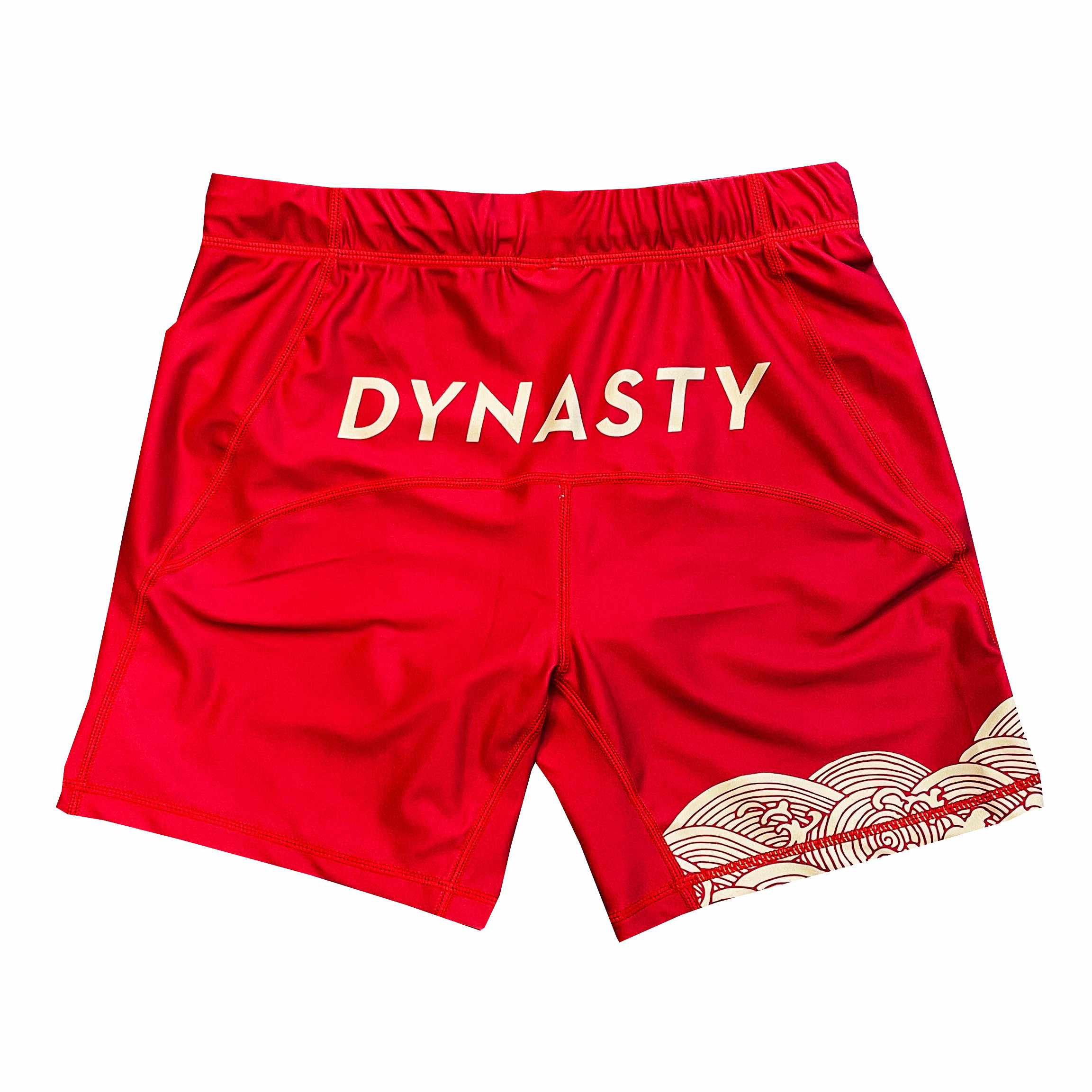 Storm Riders Elite Compression Shorts (Vale Tudo) (Red)-Compression Shorts - Dynasty Clothing MMA