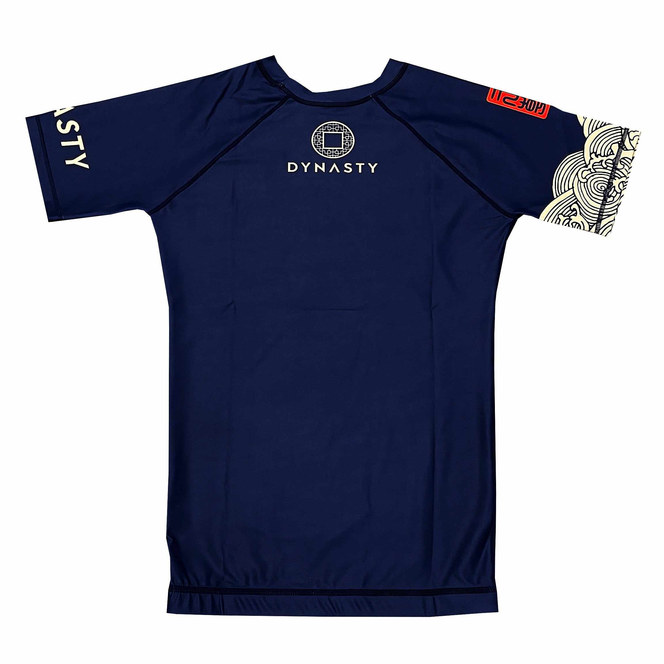 Storm Riders Elite Rash Guard (Navy)-Rash Guards - Dynasty Clothing MMA