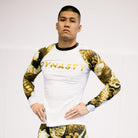 Dragon Lord Rash Guard (Golden)-Rash Guards - Dynasty Clothing MMA