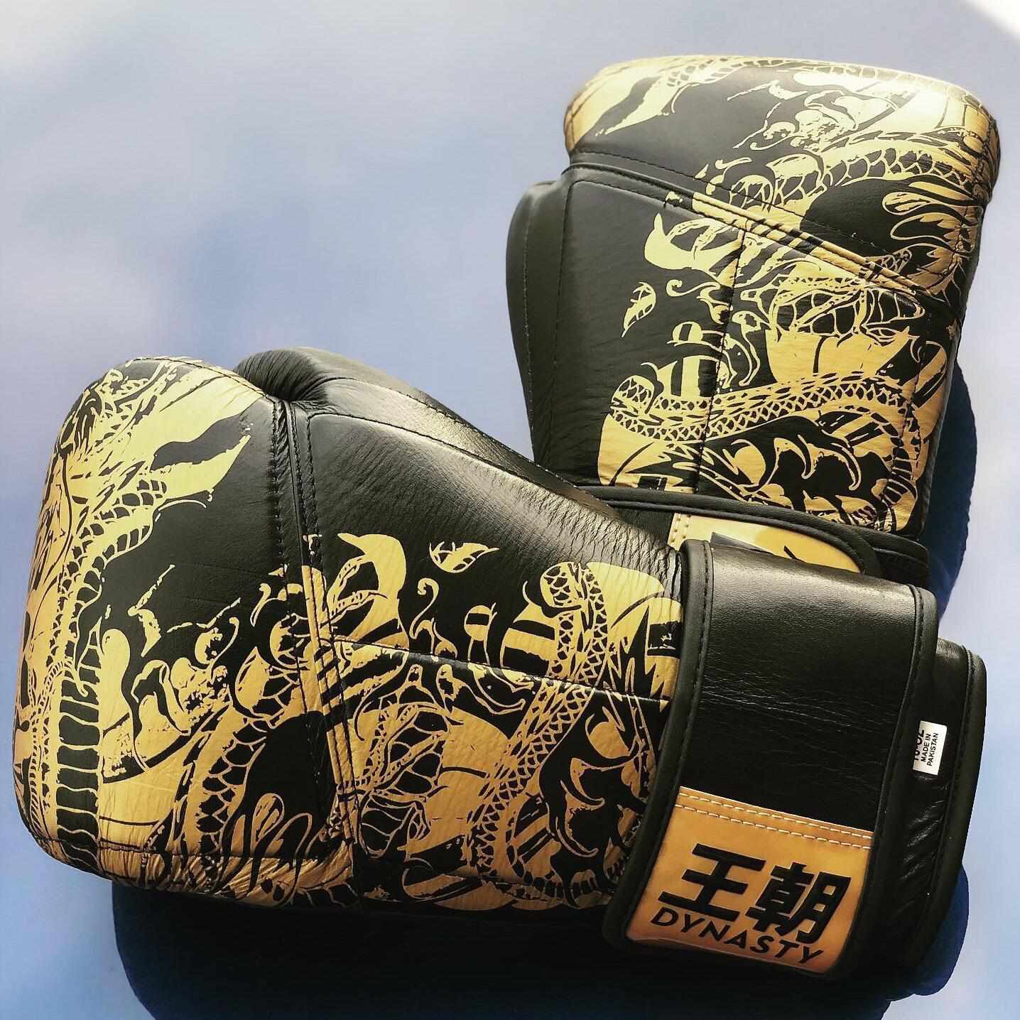 Dueling Dragons 2 Boxing Gloves (White) – Dynasty Clothing