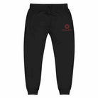 Dynasty Emblem Embroidered Fleece Joggers Sweatpants-Pants - Dynasty Clothing MMA