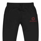 Dynasty Emblem Embroidered Fleece Joggers Sweatpants-Pants - Dynasty Clothing MMA