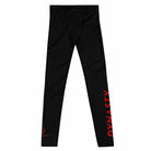 Dynasty Emblem Grappling Spats (Black)-Grappling Spats / Tights - Dynasty Clothing MMA