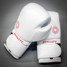 Dynasty Emperor 3 Boxing Gloves (White / Red)-Boxing Gloves - Dynasty Clothing MMA