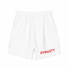 Dynasty Hybrid Emblem Board Shorts (White)-Hybrid Shorts - Dynasty Clothing MMA