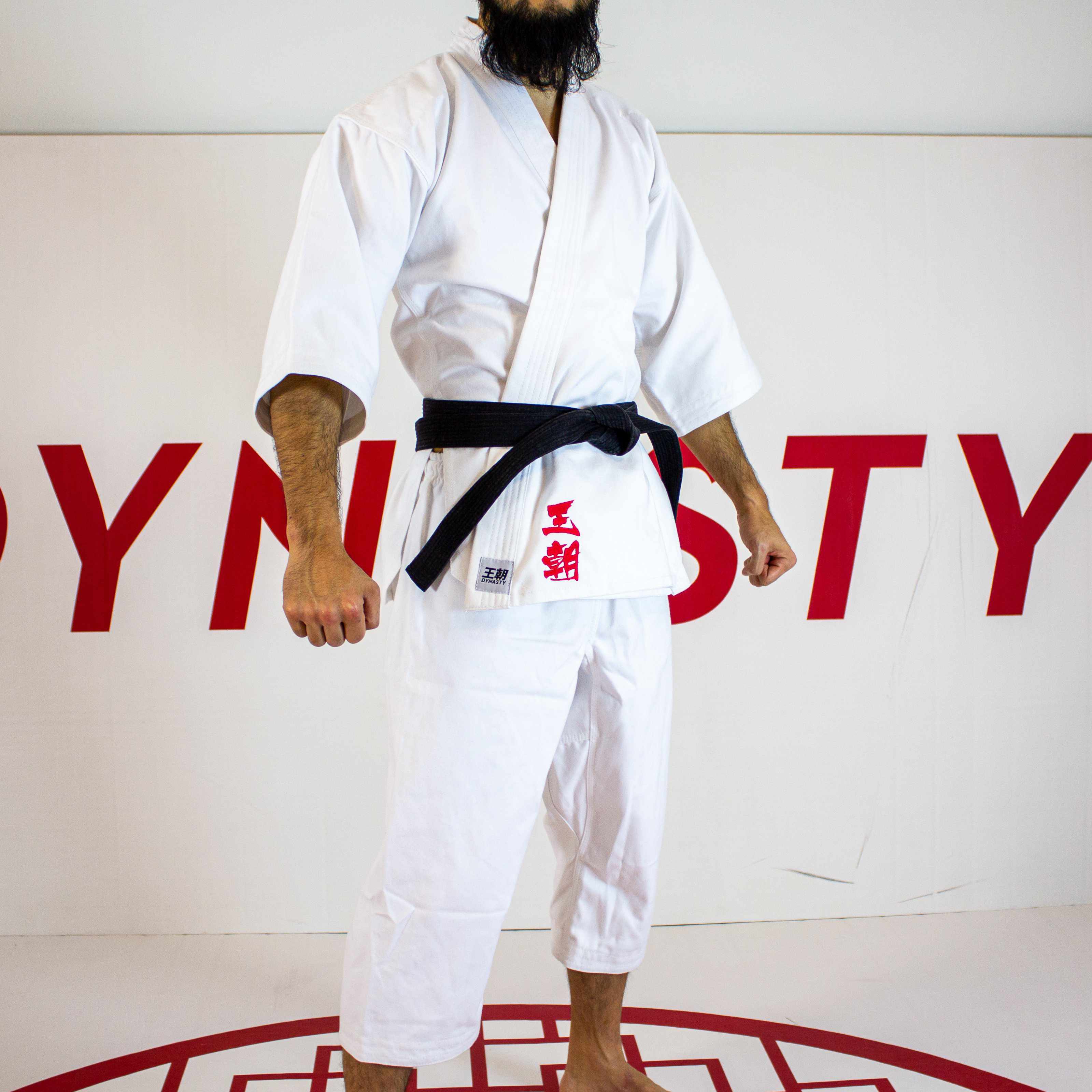 Dynasty Kuro Obi (KO #1) 14oz 3/4 Karate Gi-Hanfu Kimono Gi - Dynasty Clothing MMA