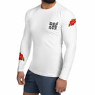 Dynasty Sunset Riders Rash Guard (White)-Rash Guards - Dynasty Clothing MMA