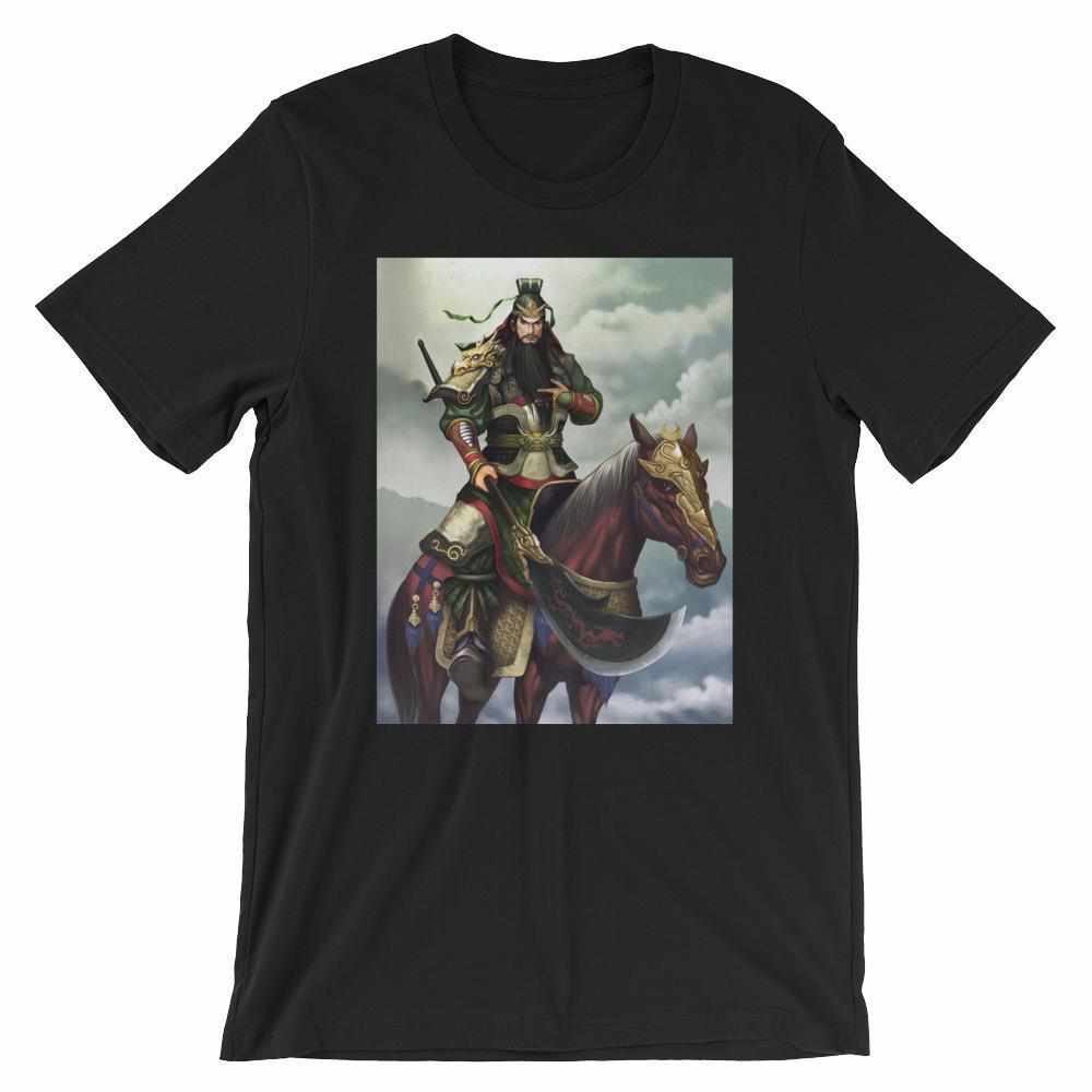 God of War (Guan Yu) Crew Neck Premium Print T-Shirt-T-Shirts - Dynasty Clothing MMA