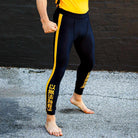 Legendary Spirit Grappling Spats (Tiger Black)-Grappling Spats / Tights - Dynasty Clothing MMA