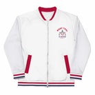 Muay Thai "Till I Die" Bomber Jacket (White)-Bomber Jacket - Dynasty Clothing MMA