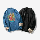 Neo Brawler Guardians Embroidered Kung Fu Jacket-Neo Dynasty - Dynasty Clothing MMA