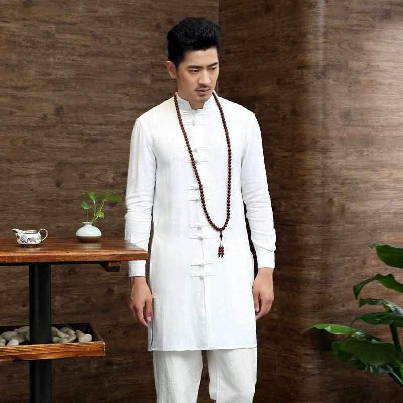 Neo Classic Cheongsam Long Shirt-Neo Dynasty - Dynasty Clothing MMA