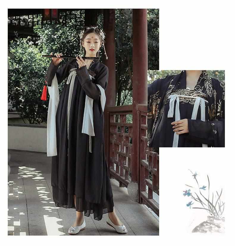 Neo Classic Hanfu Dynasty Dress (Unisex)-Neo Dynasty - Dynasty Clothing MMA