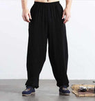 Neo Classic Kung Fu Elastic Loose Trousers-Neo Dynasty - Dynasty Clothing MMA