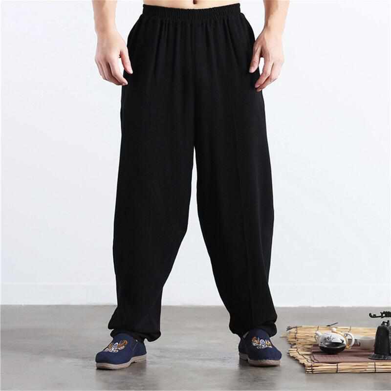 Neo Classic Kung Fu Elastic Loose Trousers-Neo Dynasty - Dynasty Clothing MMA