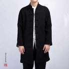 Neo Zen Kung Fu Button Long Mandarin Jacket-Neo Dynasty - Dynasty Clothing MMA