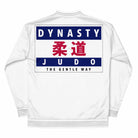 柔道 Judo "The Gentle Way" Bomber Jacket (White)-Bomber Jacket - Dynasty Clothing MMA