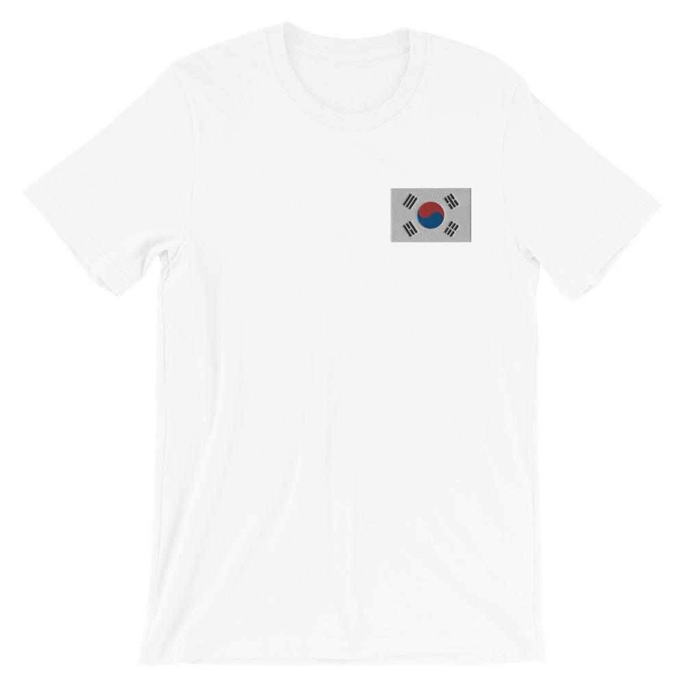 South Korea Embroidered T-Shirt-T-Shirts - Dynasty Clothing MMA