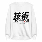 Technique Over Everything Premium Fleece Pullover Sweater-Hoodies / Sweaters - Dynasty Clothing MMA